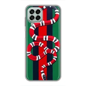 Чехлы ГУЧЧИ для Самсунг М33 (5G) (AlphaPrint) (Gucci змия)