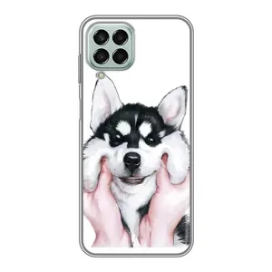 Чохол з Хаскі Samsung Galaxy M33 (5G) (M336B) - (AlphaPrint) (Хаскі улибака)