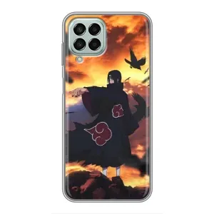 Чехол Итачи Учиха дляСамсунг М33 (5G) (AlphaPrint) (Итачи с воронами)