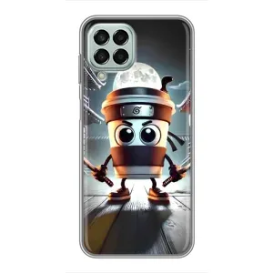 Чохол з мемом Тралалело тралала на Samsung Galaxy M33 (5G) (M336B) (Капучіно асасіно)