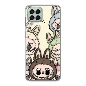 Чохол з Лабубу на Samsung Galaxy M33 (5G) (M336B) (Золота мавпа Bored Ape)