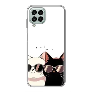 Чохол з малюнком кіт на Samsung Galaxy M33 (5G) (M336B) (Коти в окулярах)