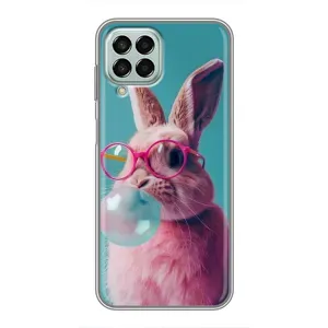 Чохол з принтом стильні тварини для Samsung Galaxy M33 (5G) (М336B) (Кролик в окулярах)