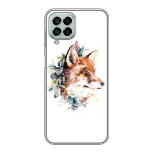 Чохли з картинкою Лисичка для Samsung Galaxy M33 (5G) (M336B) (VPrint) (Лиса в квітах)