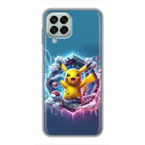 Чохол з Пікачу на Samsung Galaxy M33 (5G) (M336B) (Лого Пікачу)