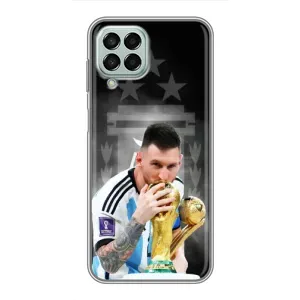 Чехлы для Samsung Galaxy M33 (5G) (M336B) (Leo чемпион) (AlphaPrint) (Месси Чемпион)