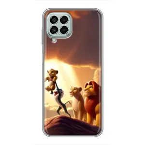 Чехол Король лев на Самсунг М33 (5G) (Симба на презентации)