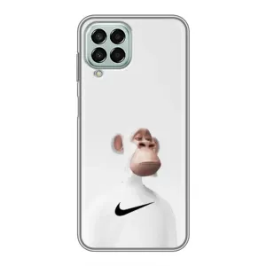 Чехлы с Обезьянами NFT для Samsung Galaxy M33 (5G) (M336B) (AlphaPrint) (обезьяна NFT Nike)