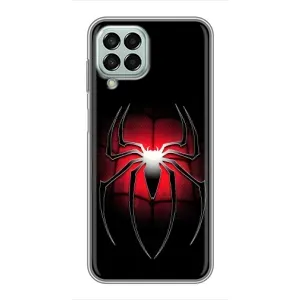 Чехол с человеком пауком для Samsung Galaxy M33 (5G) (M336B) - (AlphaPrint) (Паук марвел)