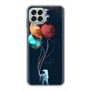 Космічні Чохли для Samsung Galaxy M33 (5G) (М336B) (VPrint) (Планети кульки)