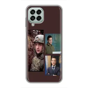 Чохол для Samsung Galaxy M33 (5G) (M336B) (AlphaPrint - с принтом Зеленського) (Президент)