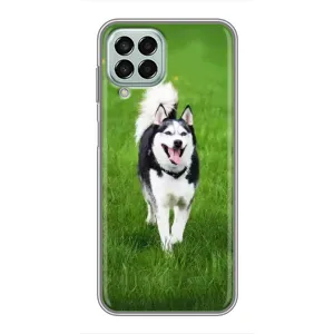 Чохол з Хаскі Samsung Galaxy M33 (5G) (M336B) - (AlphaPrint) (Радісний Хаскі)