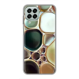 Мраморний чехол на Samsung Galaxy M33 (5G) (M336B) (VPrint) (Радужний Мрамор)