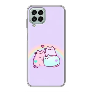 Чохол на Samsung Galaxy M33 (5G) (М336B) з Котиками (VPrint) (Радужний котик)