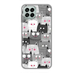 Чохли з Котиками для Samsung Galaxy M33 (5G) (M336B) (VPrint) (Мальовані котики)
