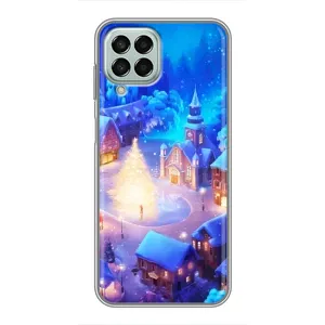 Різдвяні Чохли для Samsung Galaxy M33 (5G) (M336B) (VPrint) (Різдвяне місто)