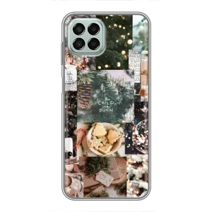 Різдвяні, Святкові Чохли для Samsung Galaxy M33 (5G) (М336B) (Різдвяний колаж)