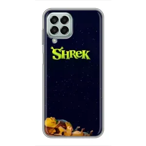 Чехол с мультфильмом Шрек на Samsung Galaxy M33 (5G) (M336B) (Отдыхающий Шрек)