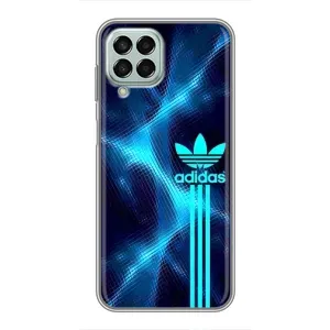 Чохли Адидас для Samsung Galaxy M33 (5G) (M336B) (AlphaPrint) (Синій Адідас)