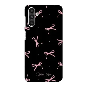 Чохол з бантиками на Samsung Galaxy M34 (5G) - Самсунг Ґалаксі M34 (5Джі) (Банти на чорному)