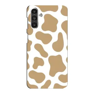 Чохол з принтом корови на Samsung Galaxy M34 (5G) - Самсунг Ґалаксі M34 (5Джі) (Бежева бурьонка)