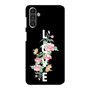 Чехлы для любимой на Samsung Galaxy M34 (5G) - Самсунг Ґалаксі M34 (5Джі) (VPrint) (Квіти LOVE)