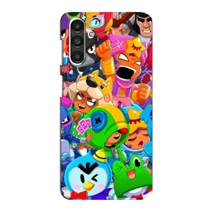 Чехол для Samsung Galaxy M34 (5G) Бравл Старс (VPrint) (герои Бравл Старс)
