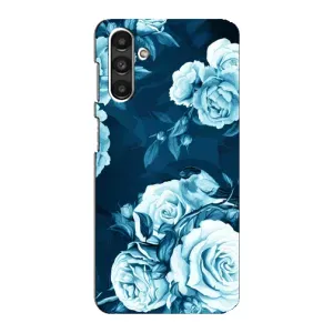 Чехлы (ART) Цветы на Samsung Galaxy M34 (5G) (VPrint) (Голубые Бутоны)