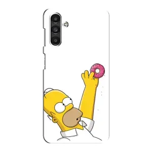 Чjхол з Сімпсонами для Samsung Galaxy M34 (5G) (VPrint) (Гомер з пончиком)