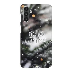 Новорічні, Святкові Чохли для Samsung Galaxy M34 (5G) - 2024 год (Hello winter)