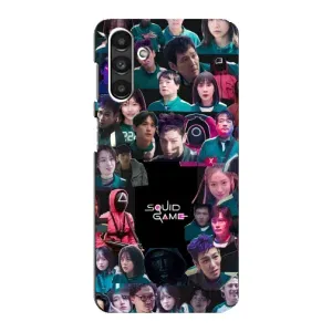 Чохол Гра в кальмара для Samsung Galaxy M34 (5G) (Колаж Гра кальмара)