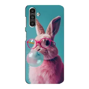 Чохол з принтом стильні тварини для Samsung Galaxy M34 (5G) - Самсунг Ґалаксі M34 (5Джі) (Кролик в окулярах)