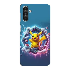 Чохол з Пікачу на Samsung Galaxy M34 (5G) (Лого Пікачу)
