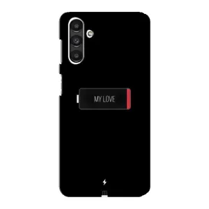 Чехлы для любимой на Samsung Galaxy M34 (5G) - Самсунг Ґалаксі M34 (5Джі) (VPrint) (Love battery)