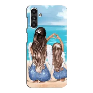 Чохол з друком для Samsung Galaxy M34 (5G) - (Мама з дитинкою) (AlphaPrint) (Мама з донькою)