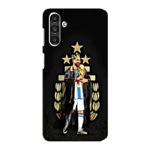 Чехлы для Samsung Galaxy M34 (5G) (Leo чемпион) (AlphaPrint) (Месси Король)