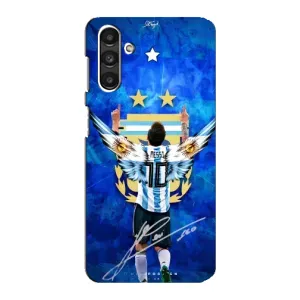 Чехлы для Samsung Galaxy M34 (5G) (Leo чемпион) (AlphaPrint) (Месси сборная)