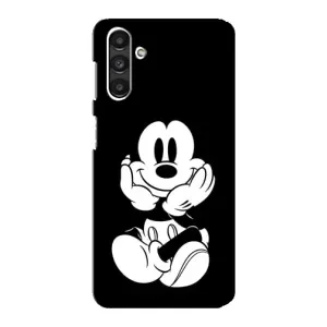 Эксклюзивный чехол для Samsung Galaxy M34 (5G) (AlphaPrint - Мультяшные) (Микки на черном)