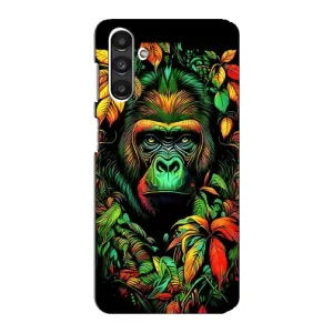 Чохол з Мавпами Samsung Galaxy M34 (5G) - (AlphaPrint) (Мавпа в квітах)