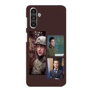 Чохол для Samsung Galaxy M34 (5G) (AlphaPrint - с принтом Зеленського) (Президент)