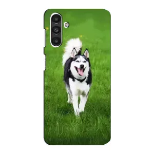 Чохол з Хаскі Samsung Galaxy M34 (5G) - (AlphaPrint) (Радісний Хаскі)
