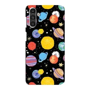 Космические Чехлы для Самсунг М34 (5G) (VPrint) (Рисованные планеты)