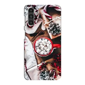Різдвяні, Святкові Чохли для Samsung Galaxy M34 (5G) - Самсунг Ґалаксі M34 (5Джі) (Різдвяна атмосфера)