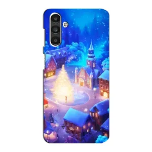 Різдвяні Чохли для Samsung Galaxy M34 (5G) (VPrint) (Різдвяне місто)
