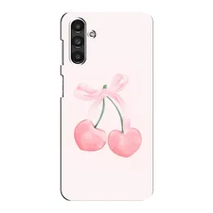 Чехол с розовым рисунком для Samsung Galaxy M34 (5G) (Розовые вишни)