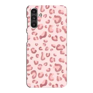 Чехол с розовым рисунком для Samsung Galaxy M34 (5G) (Розовый леопард)