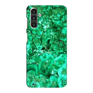 Мраморний чехол на Samsung Galaxy M34 (5G) (VPrint) (Салатовий Мрамор)