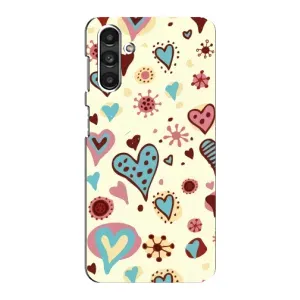 Чехлы для любимой на Samsung Galaxy M34 (5G) - Самсунг Ґалаксі M34 (5Джі) (VPrint) (Сердечки)