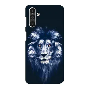 Чохол з картинкою ЛЕВ для Samsung Galaxy M34 (5G) (VPrint) (Синій Лев)