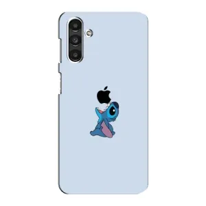 Чехол с принтом Стич на Samsung Galaxy M34 (5G) (Stitch apple)